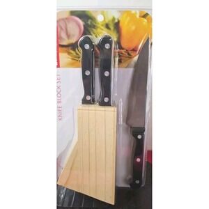 EVERYDAY LIVING KNIFE BLOCK‎ SET 6 PIECES GOODCOOK ESSENTIALS #279